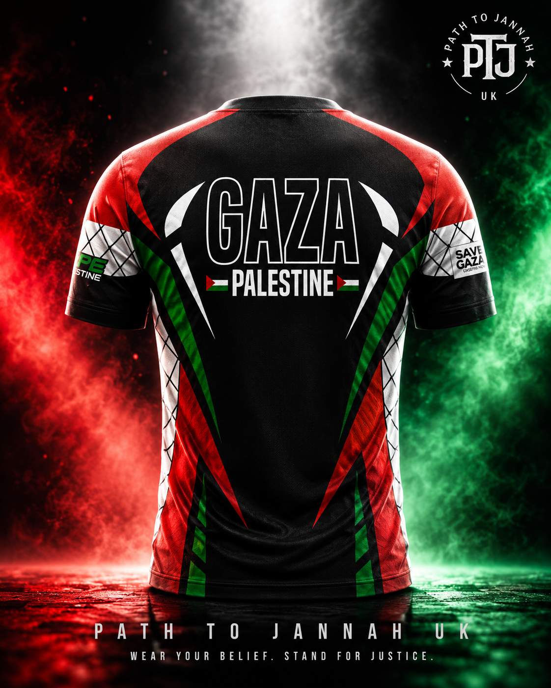 Free Palestine T Shirt Solidarity Jersey  Unisex Freedom Tee Size 9 Yrs to 3XL