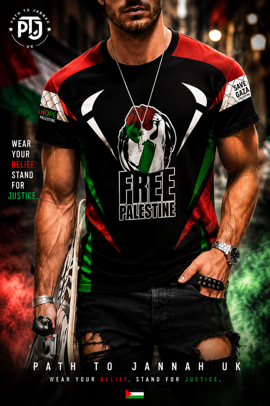 Free Palestine T Shirt Solidarity Jersey  Unisex Freedom Tee Size 9 Yrs to 3XL