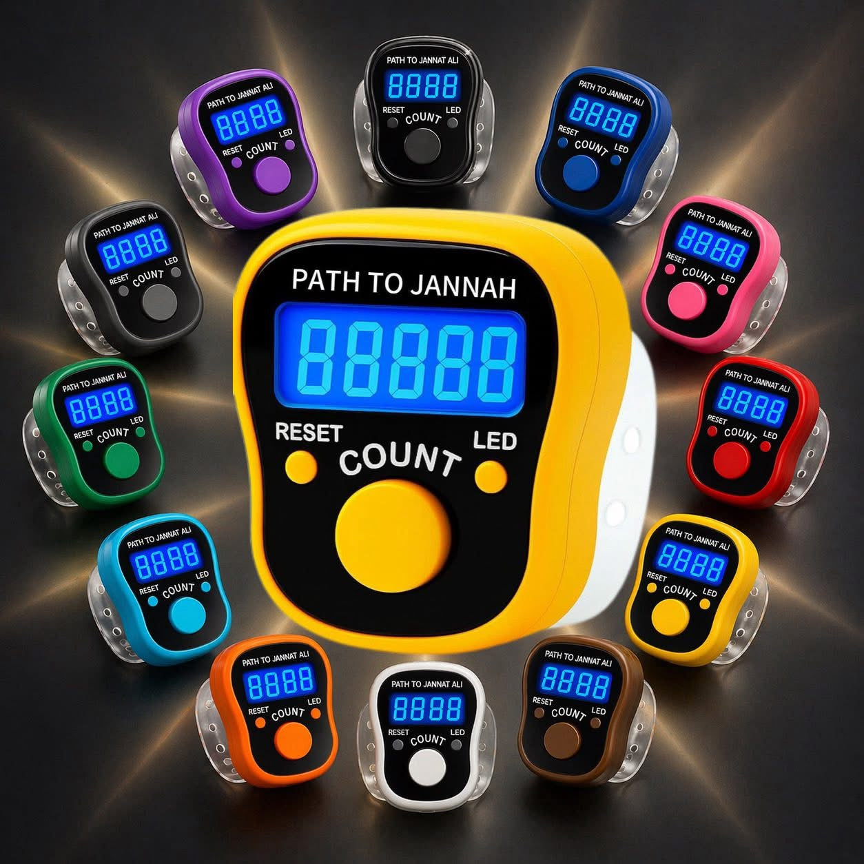 Digital Portable LED Tally Counter for Prayer & Counting Dikr Zikr Thasbi