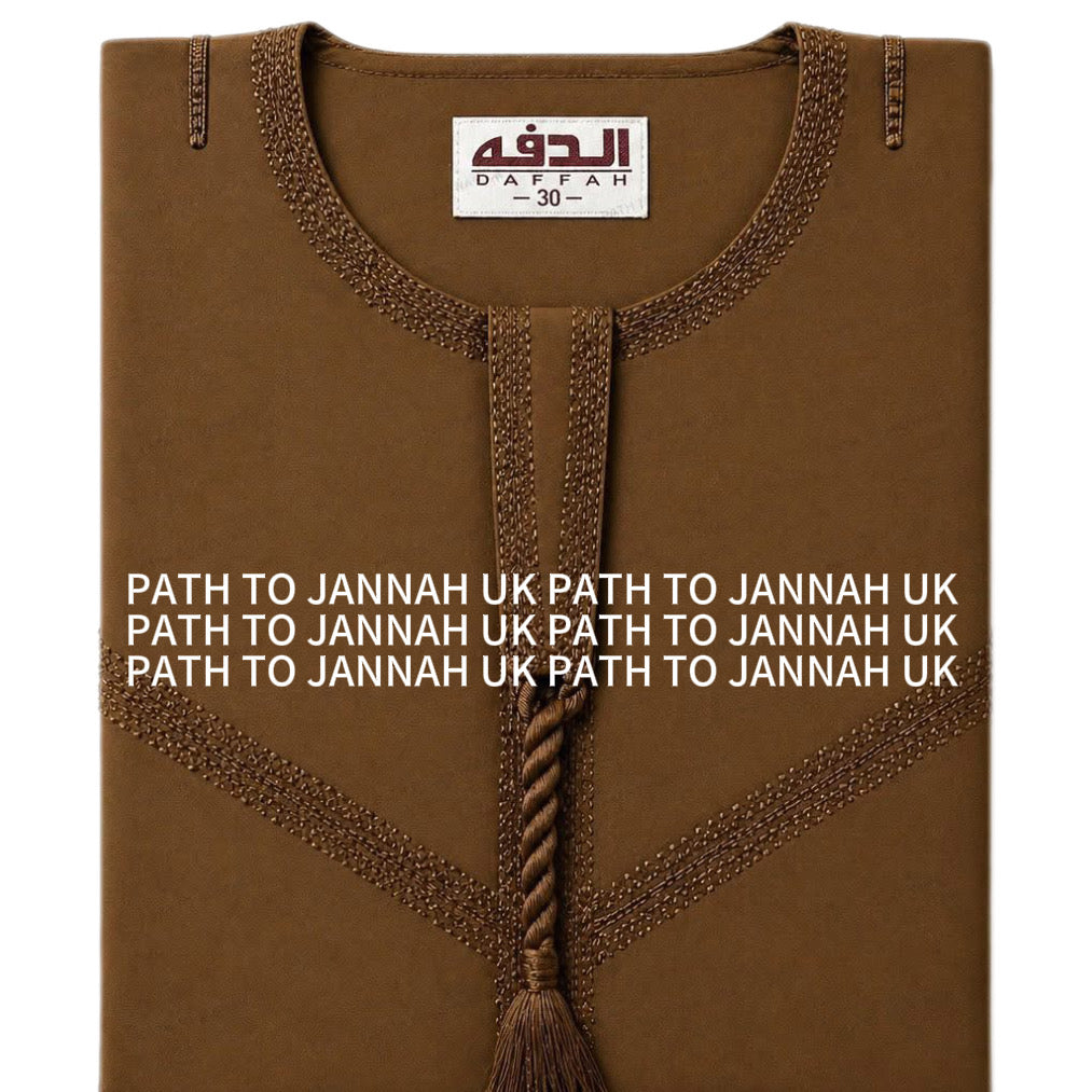 Islamic Boys Thobe Omani Qatari Kids Jubbah Islamic Dress Arabic Jubba Kameez