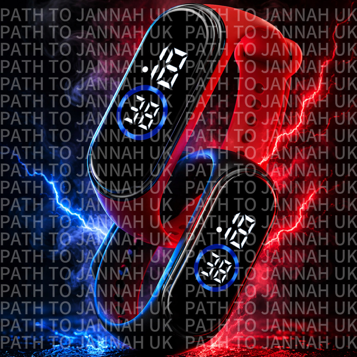 H. 100% Waterproof Digital Watch - Time Date Year - Universal Sport Style 2026