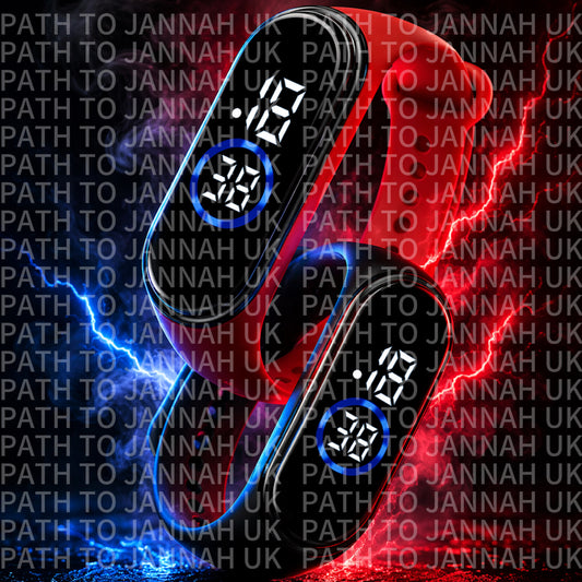 H. 100% Waterproof Digital Watch - Time Date Year - Universal Sport Style 2026