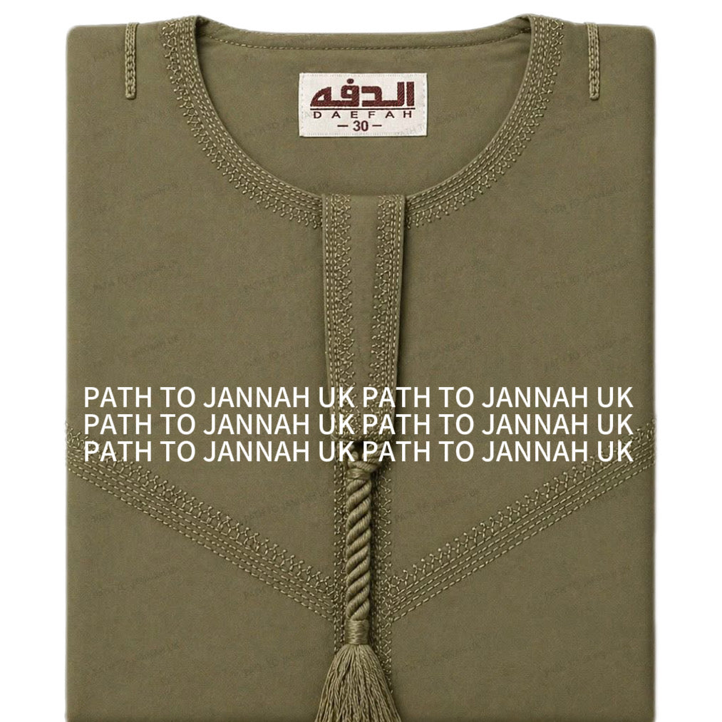 Islamic Boys Thobe Omani Qatari Kids Jubbah Islamic Dress Arabic Jubba Kameez