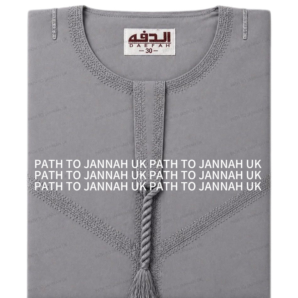 Islamic Boys Thobe Omani Qatari Kids Jubbah Islamic Dress Arabic Jubba Kameez
