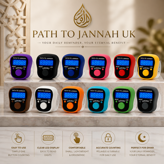 Digital Portable LED Tally Counter for Prayer & Counting Dikr Zikr Thasbi