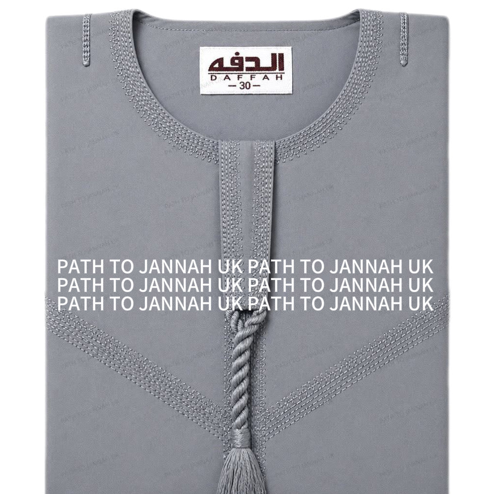 Islamic Boys Thobe Omani Qatari Kids Jubbah Islamic Dress Arabic Jubba Kameez