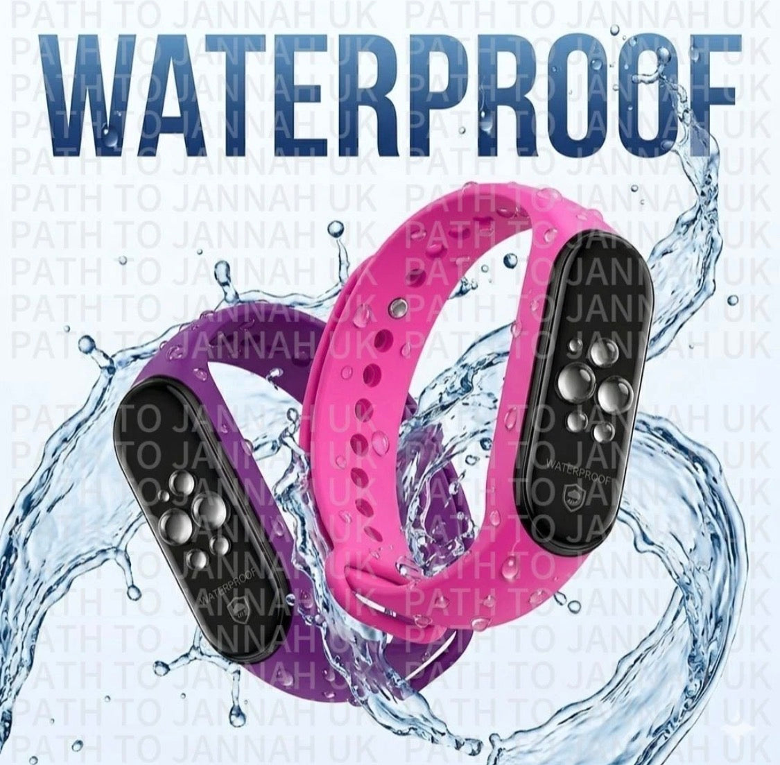 E. Rainproof Unisex Digital Watch - Time Date Year Display - Perfect School Gift