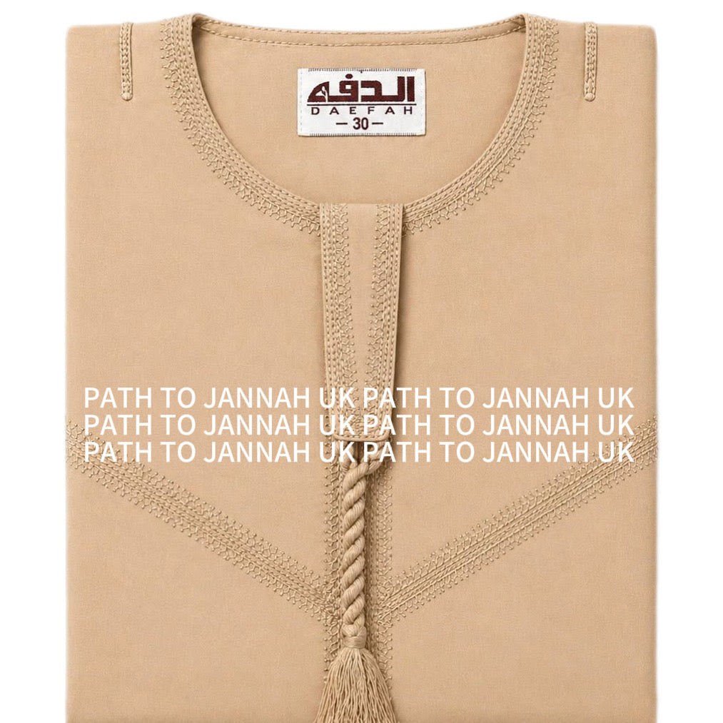 Islamic Boys Thobe Omani Qatari Kids Jubbah Islamic Dress Arabic Jubba Kameez